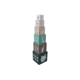Stapeltoren donkergroen