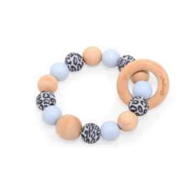 Bijtring Blauw Leopard