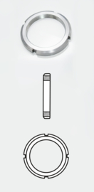 Lock nut KM 0 DIN 981 10X18X4 mm