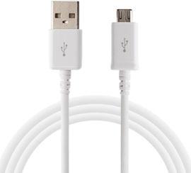 USB-A naar Micro-USB kabel 1 meter Wit