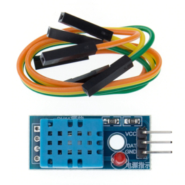 Temperatuur- en luchtvochtigheidssensor in één | DHT11 module voor Arduino