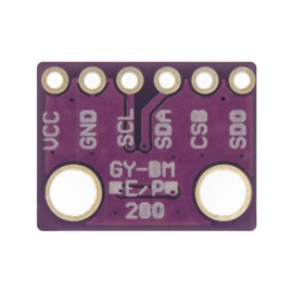 3-in-1 sensor Temperatuur Luchtvochtigheid en Luchtdruk | 3.3V | I2C en SPI | Bosch BME280