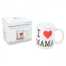 Ik hou van mama betegelde mok