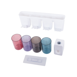 Organizer & tandpasta-dispenser