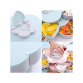Roterende opbergdoos voor snacks/snoepjes