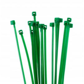 Kabelbinders groen 2,5 mm x 100 mm, 100 st