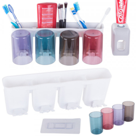 Organizer & tandpasta-dispenser