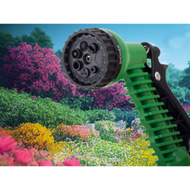 Tuinslang-pistool watersproeier, groen