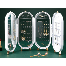 Opvouwbare opbergdoos voor sieraden - Wit