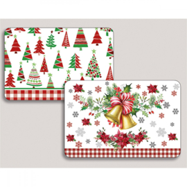 Placemat met mooie bellen (2dlg)