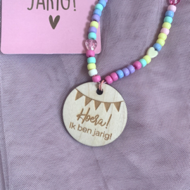 Verjaardagsketting - zelf rijgen