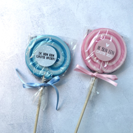 Grote lolly blauw