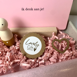Ik denk aan je - Kaarthouder & poppetje