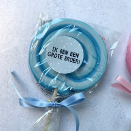 Grote lolly blauw