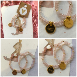 Chic armbandenset - Big sis / lil sis