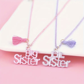 Ketting set big sister / lil sister