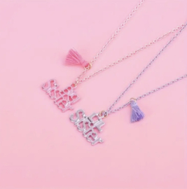Ketting set big sister / lil sister