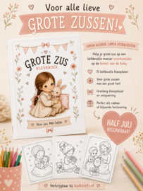 Grote zus kleurboek