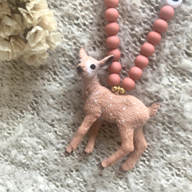 Ketting grote zus - Oud roze