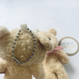 Schattige teddy sleutelhanger