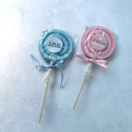 Grote lolly blauw
