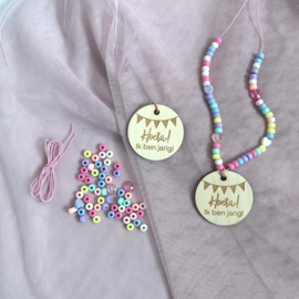 Verjaardagsketting - zelf rijgen