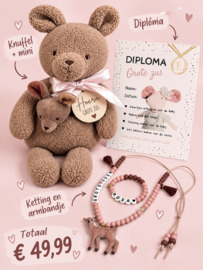 Cadeaupakket duo knuffel