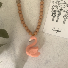 Ketting flamingo