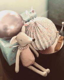 Knuffel muis mét gepersonaliseerde ketting