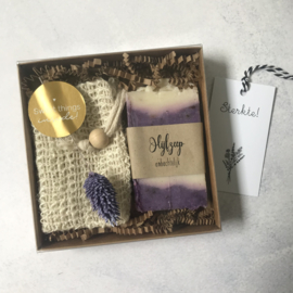 Giftbox - Olijfzeep Lavendel
