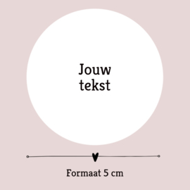 Traktatiestickers met naam