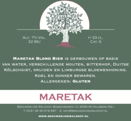 Maretak - Zwaar Blond - 33cl fles | 7% ABV - 32 IBU