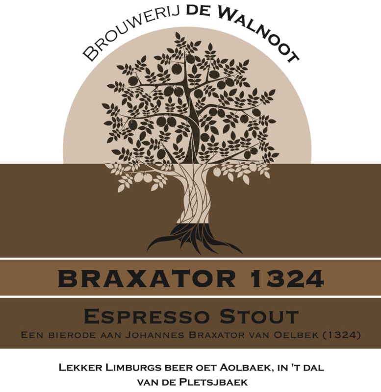 Braxator 1324 - Espresso Stout - 33cl fles | 8 % ABV - 42 IBU