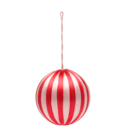 kerstbal fuchsia/roze L