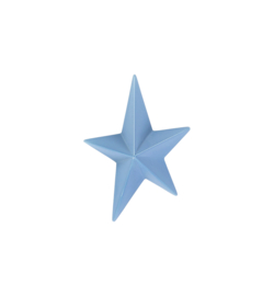 wandobject ster blauw
