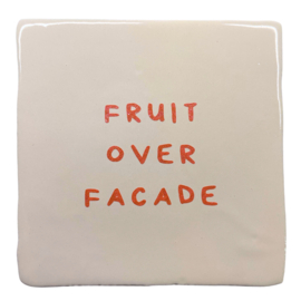 Fruit over facade