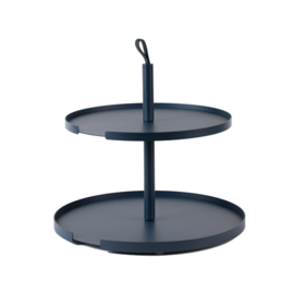 DesignBite big hug cake stand 2 levels midnight blue