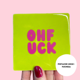 OHFUCK - quote tegel