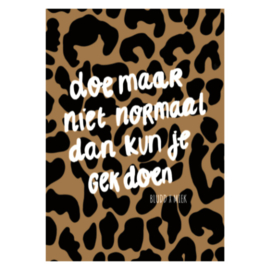 kaart - doe maar niet normaal panter