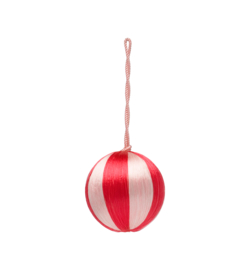 kerstbal fuchsia/roze S