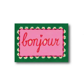 Postkaart bonjour
