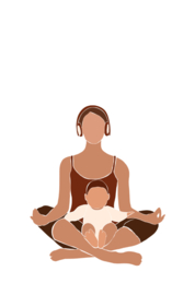 mini kaart kinderen, zen mama 10 stuks