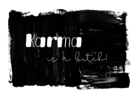 kaart, Karma is a bitch! 10 stuks