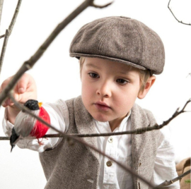 Theodor Jr. Herringbone Brown