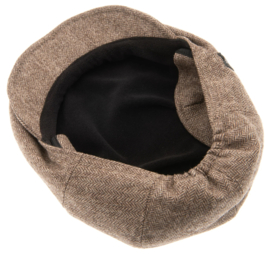 Carl Jr. Herringbone Brown