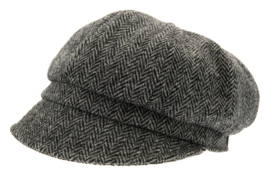 Regina Sr. Harris Tweed Black - Dames