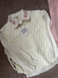 Blouse met spijkerbroek