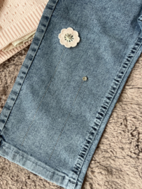 Blouse met spijkerbroek