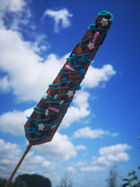 Lollywafels  met chocolade en sprinkels