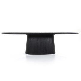 Eettafel Aron ovaal Zwart